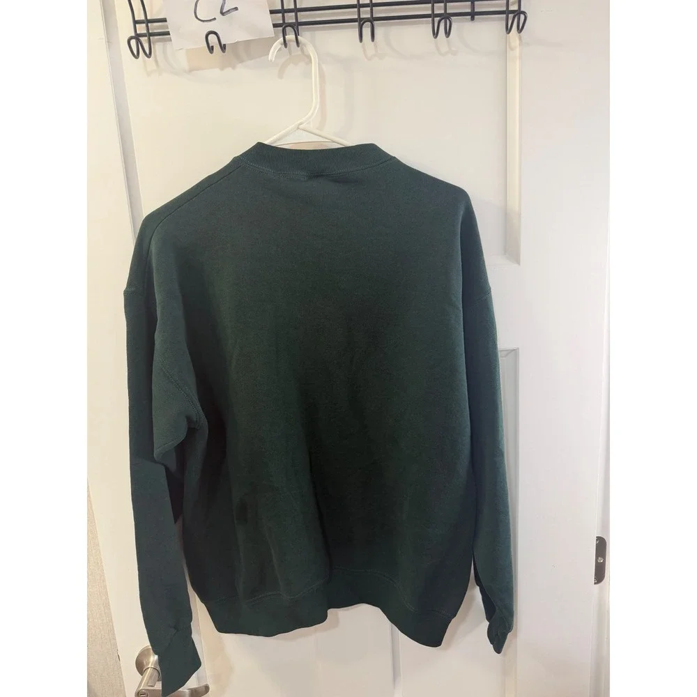 Vintage Nike Air Embroidered Sweatshirt Hunter Green Fruit of the Loom Large